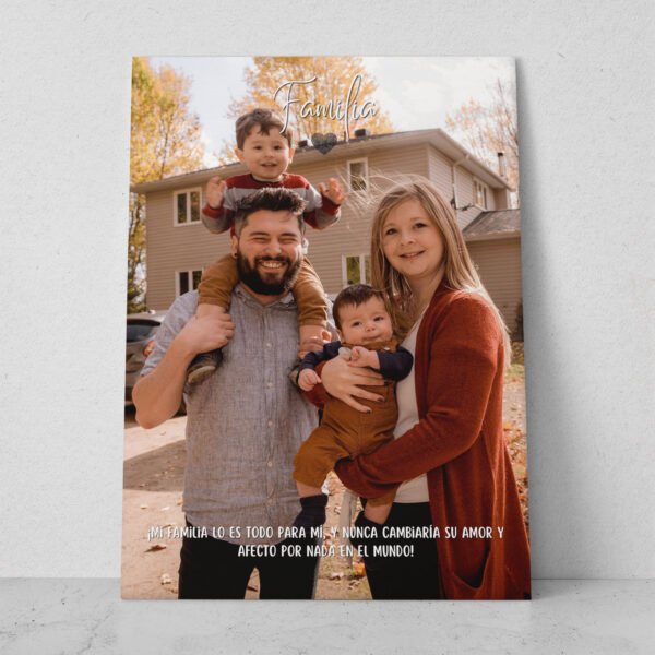 Cuadro de Aluminio - Familia - Imagen 4