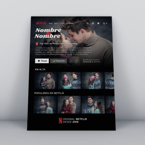 Cuadro Aluminio - Netflix