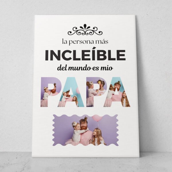 Cuadro de Aluminio - Papá - Imagen 12